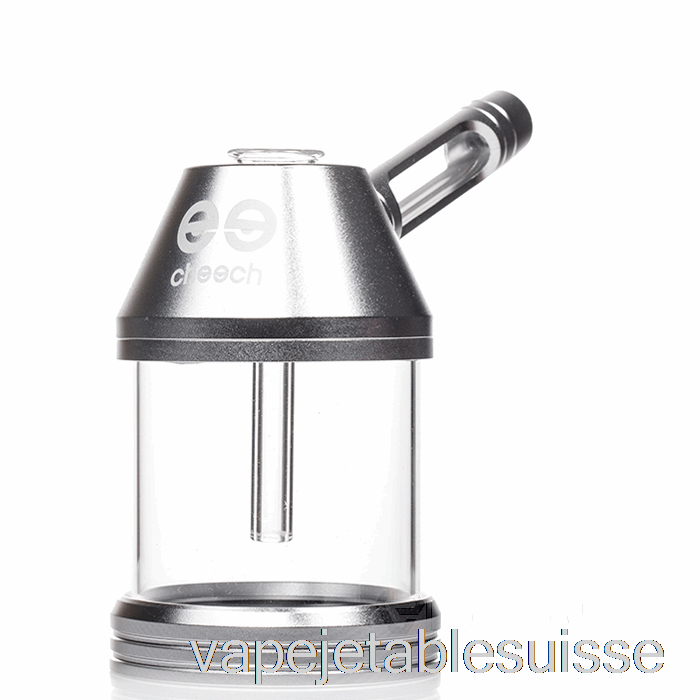 Vape Suisse Cheech Verre Métal Bidon D'huile Barboteur Argent